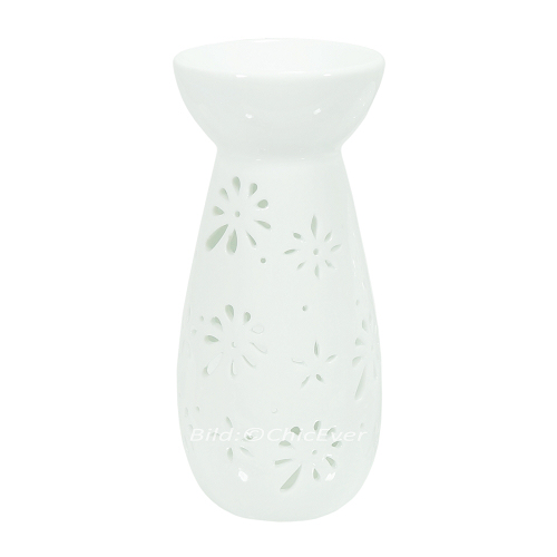 2x Duftlampen Keramik Aromalampen Duftstövchen weiss 4176